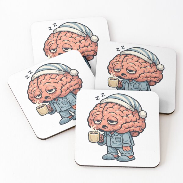 Item preview, Tired Brain Morning Coffee designed and sold by kadryshop.