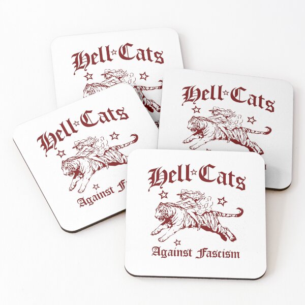 Item preview, Hell Cats Against Fascism - Abolish ICE Chinga la Migra Anti-Deportation designed and sold by RandyHaskins.