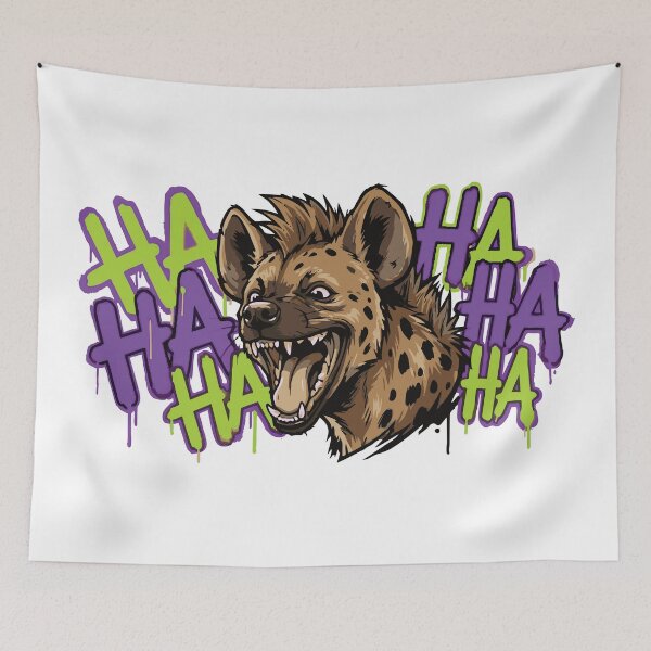 Item preview, Toxic Laughter Manic Spotted Hyena Smile designed and sold by Petzzz.