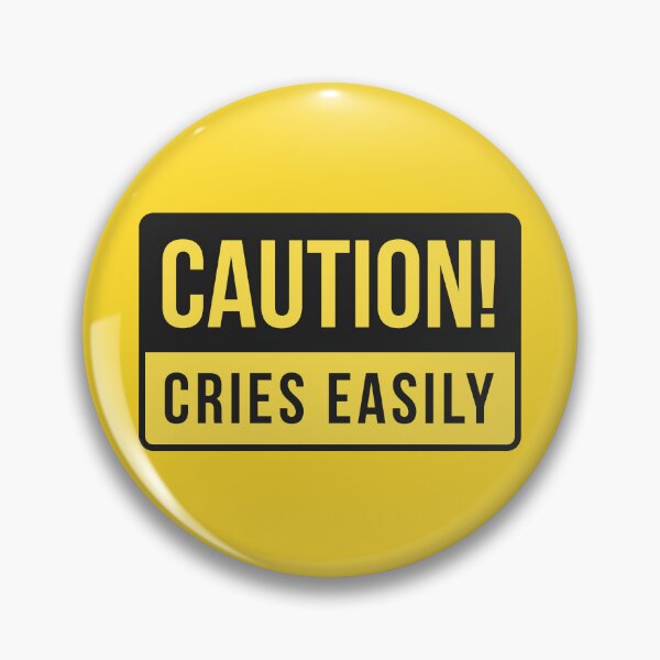 Item preview, Caution! Cries easily | HSP self awareness humor designed and sold by MamSelle.
