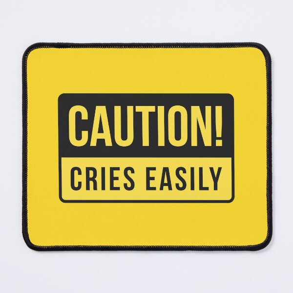 Item preview, Caution! Cries easily | HSP self awareness humor designed and sold by MamSelle.