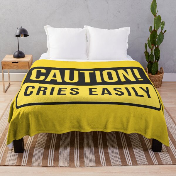 Item preview, Caution! Cries easily | HSP self awareness humor designed and sold by MamSelle.
