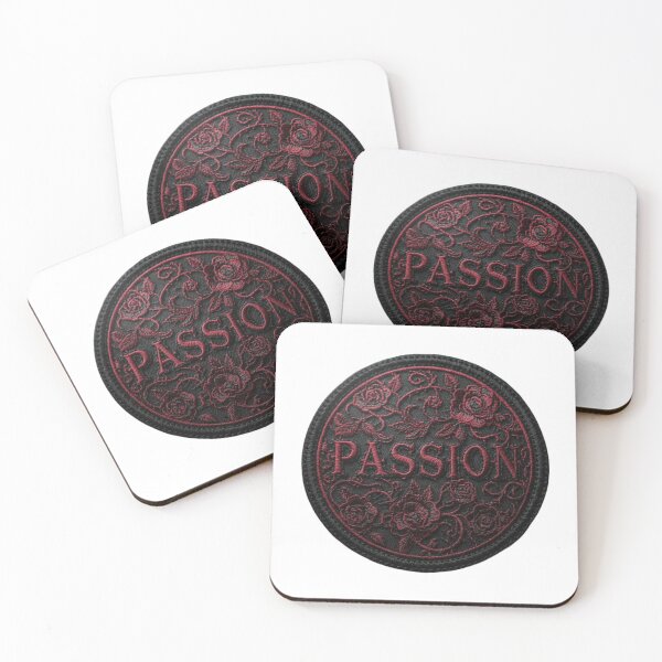 Item preview, PASSION Embroidered Patch Sticker – Valentine’s Day Bold Love designed and sold by Imaginarium of Chaos falcon88 .