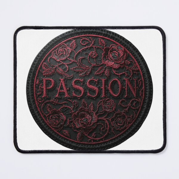 Item preview, PASSION Embroidered Patch Sticker – Valentine’s Day Bold Love designed and sold by Imaginarium of Chaos falcon88 .