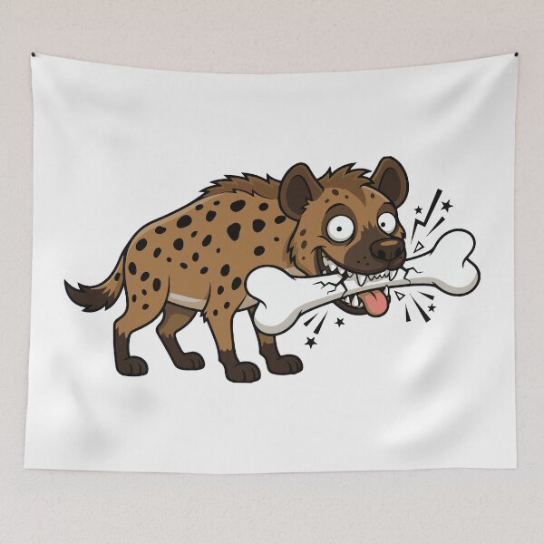 Item preview, Bone Crusher Hungry Spotted Hyena designed and sold by Petzzz.