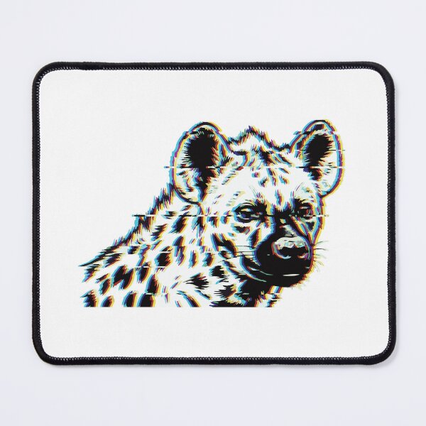 Item preview, Glitch Art Spotted Hyena Trippy Design designed and sold by Petzzz.