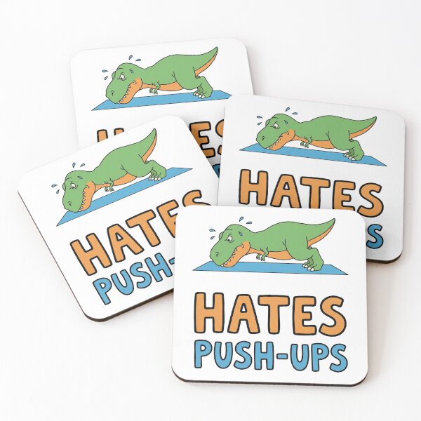 Item preview, Funny T-Rex Trying To Do Push-ups – Gym Humor Design designed and sold by GBDesigner.