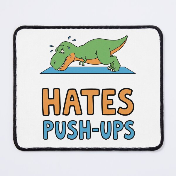Item preview, Funny T-Rex Trying To Do Push-ups – Gym Humor Design designed and sold by GBDesigner.