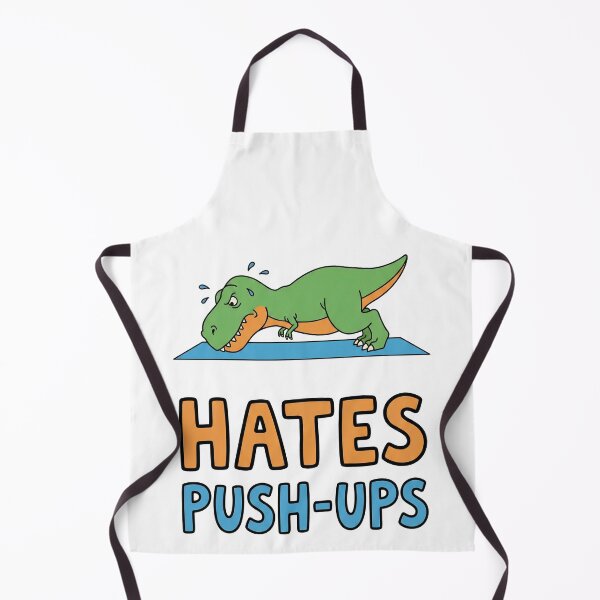 Item preview, Funny T-Rex Trying To Do Push-ups – Gym Humor Design designed and sold by GBDesigner.