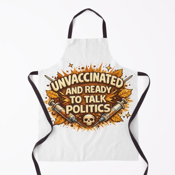 Item preview, Unvaccinated and Ready to Talk Politics designed and sold by TeezyDezignes.