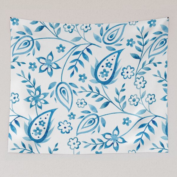 Item preview, Blue Paisley  designed and sold by Anisha  Vaz.