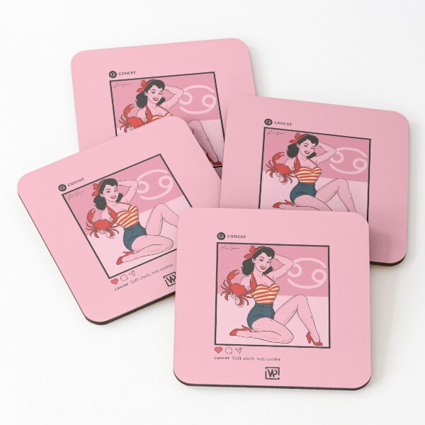 Item preview, Cancer (Pink) designed and sold by WastedPleasures.