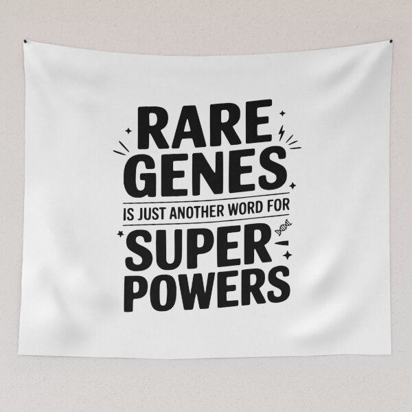 Item preview, Rare Genes is Just Another Word for Superpowers designed and sold by Frank Ring.