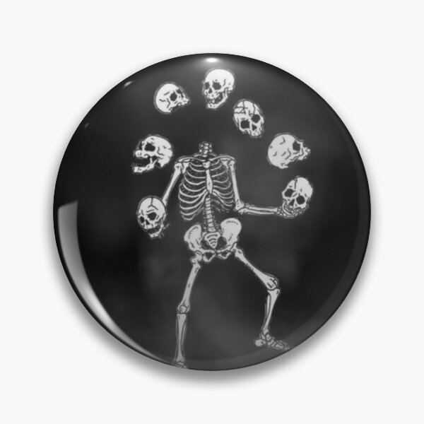 Item preview, Skeleton Juggler – Dark Gothic Skull Art designed and sold by byGokcem.