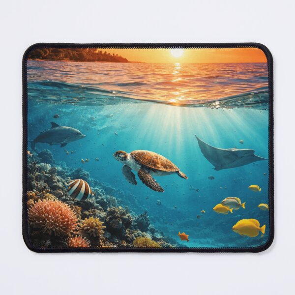 Item preview, Marine World Beneath a Tropical Sunset designed and sold by JuViRo.