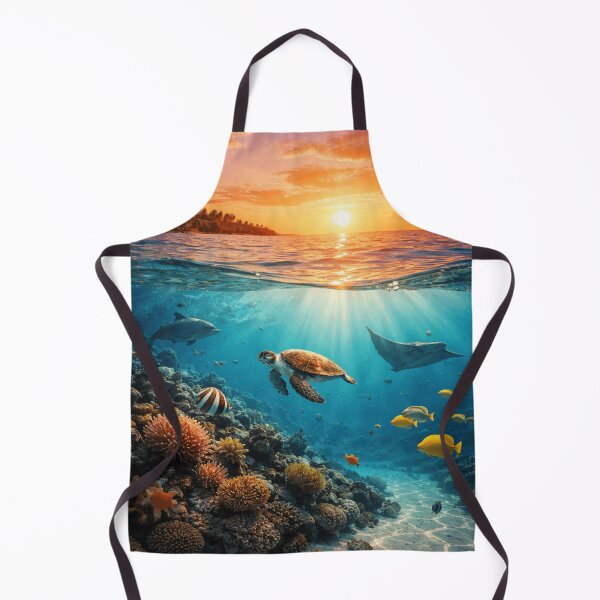 Item preview, Marine World Beneath a Tropical Sunset designed and sold by JuViRo.