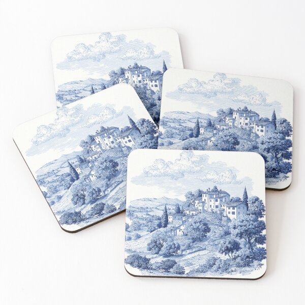 Item preview, Hillside Haven in Blue designed and sold by nshaltiel.