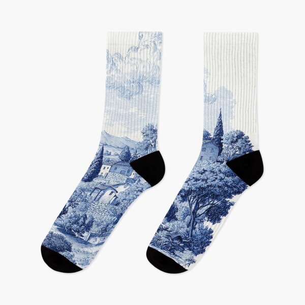 Item preview, Hillside Haven in Blue designed and sold by nshaltiel.