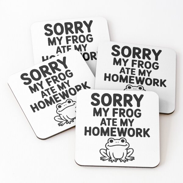 Item preview, Sorry My Frog Ate My Homework designed and sold by Frank Ring.