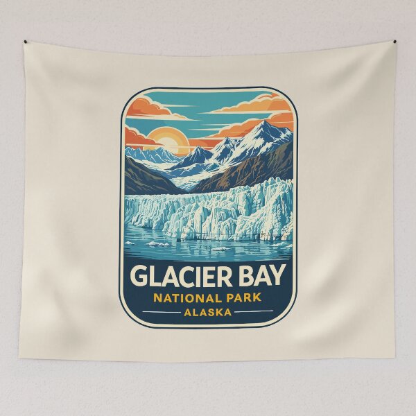 Item preview, Glacier Bay National Park Alaska Sticker designed and sold by Gideon Emmerich.