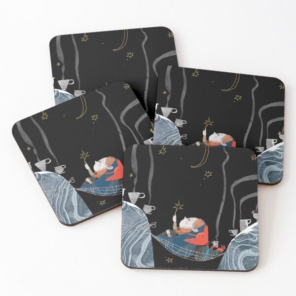 Item preview, Stargazing Tea Party: A Girl and Her Fox Friend designed and sold by KatyaPutilina.