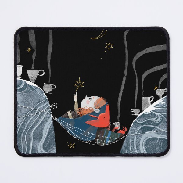 Item preview, Stargazing Tea Party: A Girl and Her Fox Friend designed and sold by KatyaPutilina.