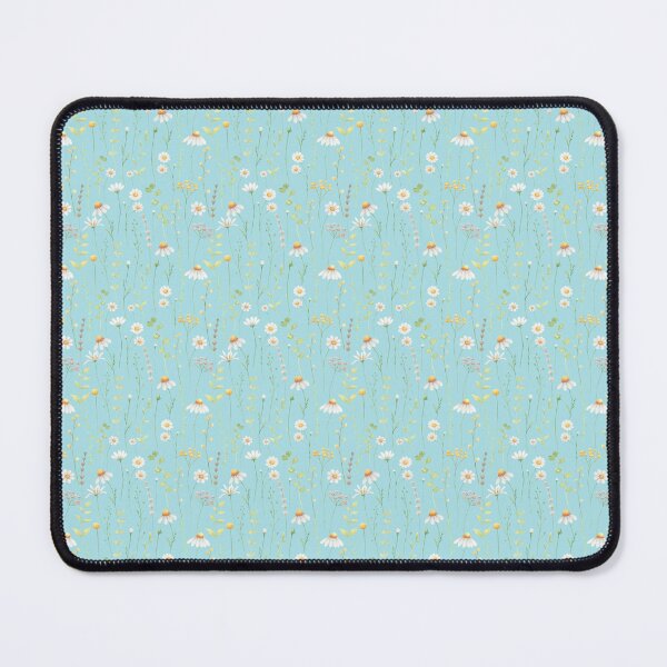 Item preview, Small flowers with blue background designed and sold by Anisha Vaz.