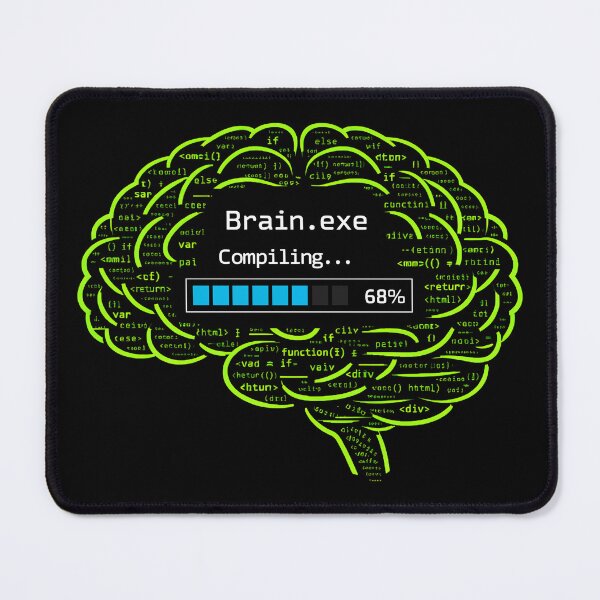 Item preview, Coding Brain Compiling Tech Art designed and sold by CosmoMagiclk.