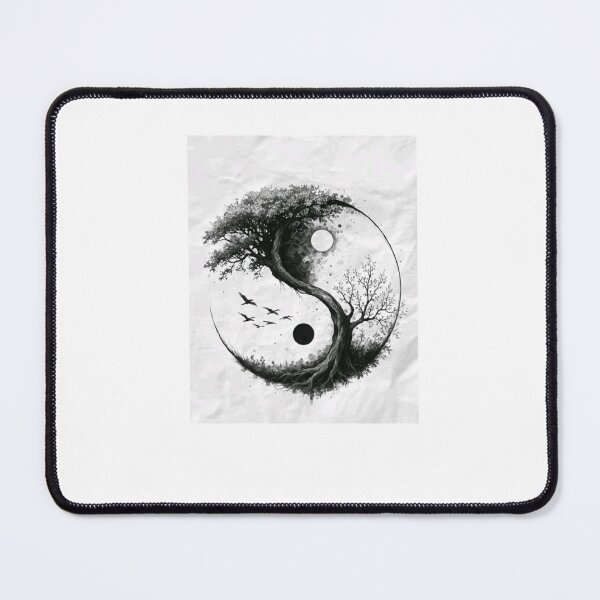 Item preview, yin yang moon tree designed and sold by towoharrie.