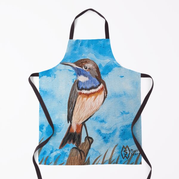 Item preview, Bluethroat in the brushy habitat of the tundra designed and sold by Matt Starr Fine Art .