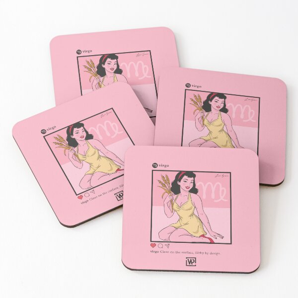 Item preview, Virgo (Pink) designed and sold by WastedPleasures.