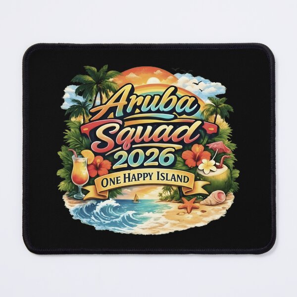Item preview, Aruba Squad 2026 One Happy Island - Tropical Group Vacation designed and sold by haitrieuic96.