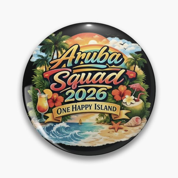 Item preview, Aruba Squad 2026 One Happy Island - Tropical Group Vacation designed and sold by haitrieuic96.