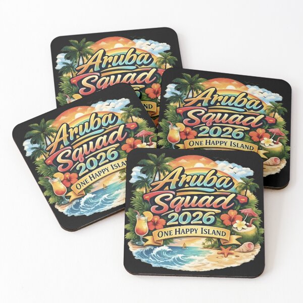 Item preview, Aruba Squad 2026 One Happy Island - Tropical Group Vacation designed and sold by haitrieuic96.