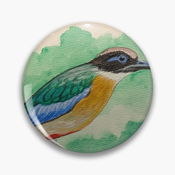 Item preview, Blue-winged pitta on the rocks designed and sold by Matt Starr Fine Art .