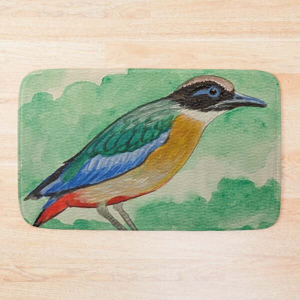 Item preview, Blue-winged pitta on the rocks designed and sold by Matt Starr Fine Art .