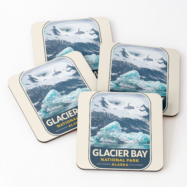 Item preview, Glacier Bay National Park Alaska Sticker designed and sold by Gideon Emmerich.