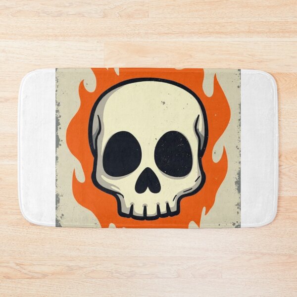 Item preview, FLAMING SKULL designed and sold by gadgetworld.