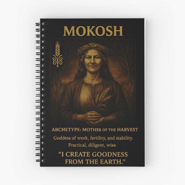 Item preview, Mokosz - the Mother of Harvest Slavic Zodiac (August 16 - September 7) designed and sold by Myth-LegendArt.