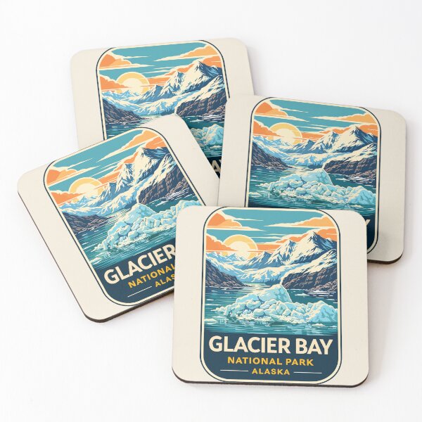 Item preview, Glacier Bay National Park Alaska Sticker designed and sold by Gideon Emmerich.