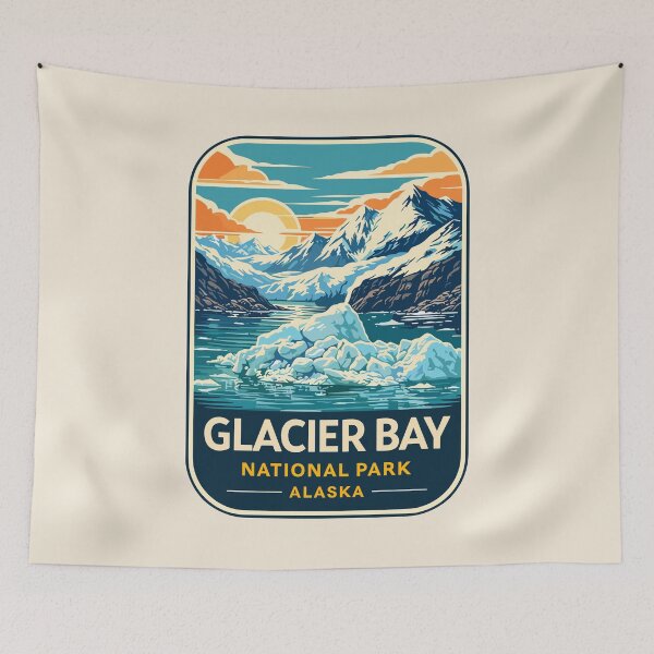 Item preview, Glacier Bay National Park Alaska Sticker designed and sold by Gideon Emmerich.