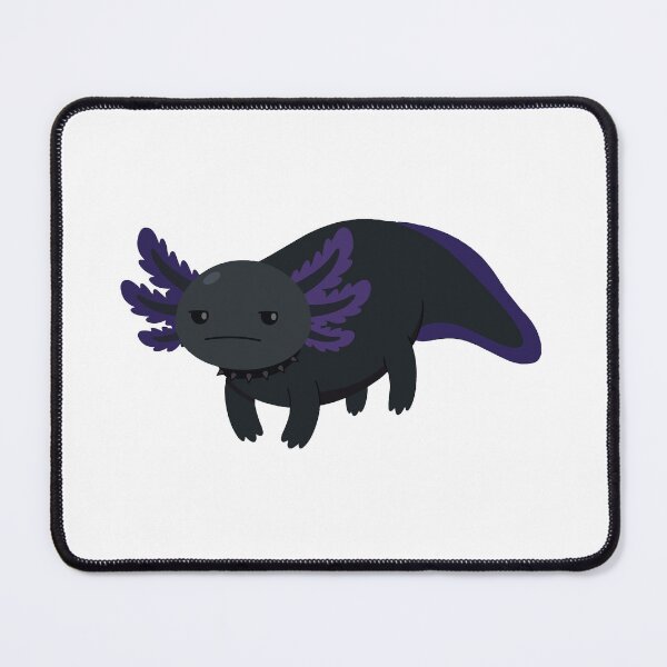 Item preview, Gothxolotl Funny Goth Melanoid Axolotl designed and sold by Petzzz.