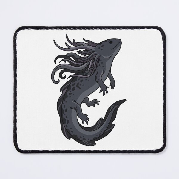 Item preview, Baby Night Water Dragon Melanoid Axolotl designed and sold by Petzzz.