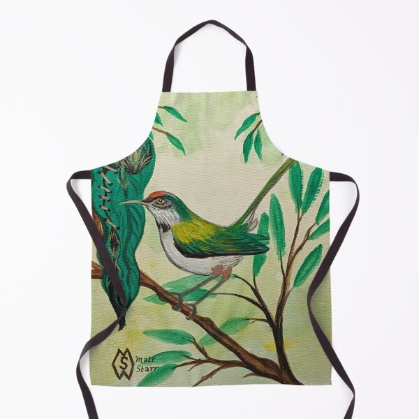 Item preview, Common tailorbird of the tropical forest designed and sold by Matt Starr Fine Art .