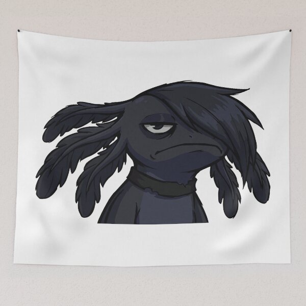 Item preview, Its Not A Phase Emo Black Axolotl designed and sold by Petzzz.