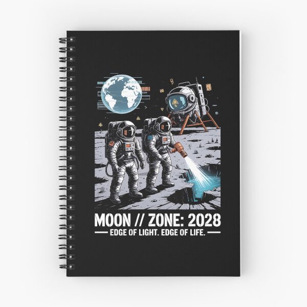Item preview, 2028 moon landing - Mission data schematic - South Pole descent - 2028 Moon surface operations - Next-gen astronaut - Field science - Lunar researcher – Astrogeology - Science expedition designed and sold by JansenGS.