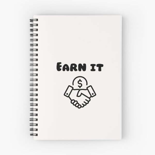 Item preview, EARN IT - Bold discipling quote T-shirt  designed and sold by MoodTeeStudio.