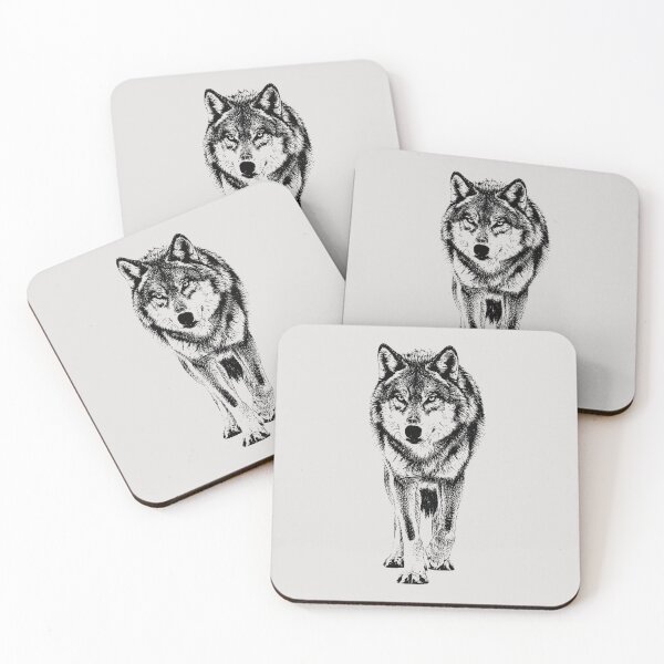 Item preview, Wolf Vintage Wildlife Engraving designed and sold by RPrintPulse.