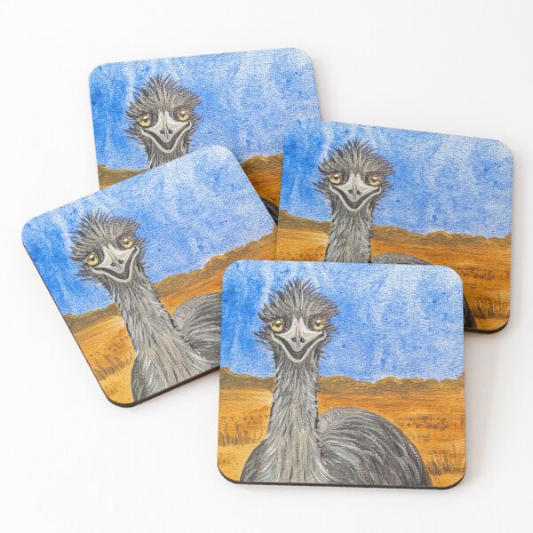 Item preview, Emu in the Australian outback  designed and sold by Matt Starr Fine Art .