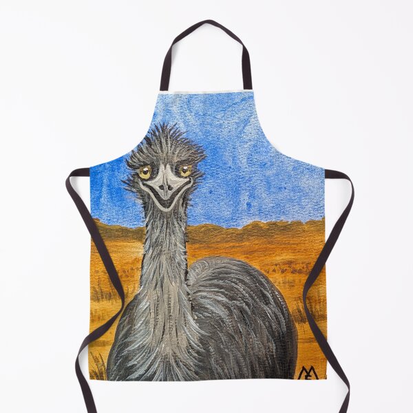 Item preview, Emu in the Australian outback designed and sold by Matt Starr Fine Art .